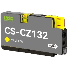 Картридж струйный Cactus CS-CZ132 №711 желтый (26 мл) для HP DesignJet T120/T520