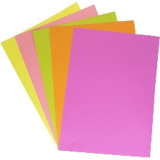 Бумага Silwerhof DAILY A4/80г/м2/100л./радуга неон (5цветов)