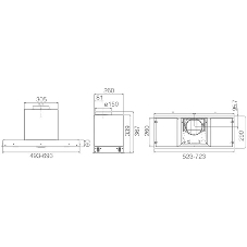 Вытяжка Elica HIDDEN 2.0 BL MAT/A/72