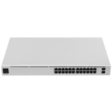 Коммутатор USW-Pro-24-POE-EU Ubiquiti UniFi Switch Pro 24 PoE 16x GLAN PoE+, 8x GLAN PoE++ (до 64 Вт на порт), 2x SFP+, раздает до 400 Вт