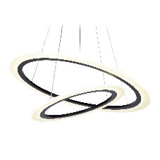 Светильник Ambrella light FA4357/2 BK черный 78W 3000K/4200K/6400K D580*670 (ПДУ РАДИО 2.4G)