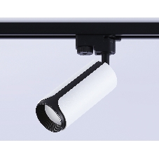 Трековый однофазный светильник Ambrella light GL5154 WH/BK белый/черный GU10 D58*130