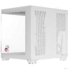 Компьютерный корпус Bloody CC-121 белый без БП mATX 7x120мм 1xUSB2.0 1xUSB3.0 audio