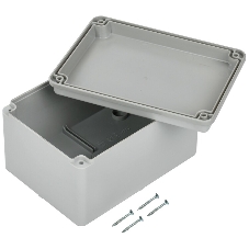 Коробка IEK КМ41261 распаячная для о/п 150х110х85 мм IP44 (RAL7035, гладкие стенки)