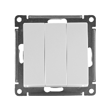 Механизм выключателя 3-кл. AtlasDesign (сх.1+1+1) 10АХ бел. SchE ATN000131