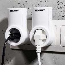 Радиоуправляемая розетка c пультом Rexant RX-002 (один пульт, две розетки)