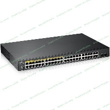 Kоммутатор Zyxel GS1900-48HPv2 Smart L2 PoE + switch, rack 19 