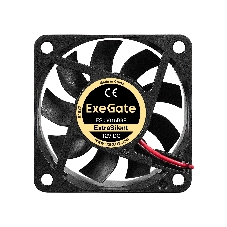 Вентилятор для корпуса ExeGate ExtraSilent ES06015B3P черный, 60 мм, 2500 об/мин, 17 дБ, 3 pin