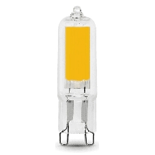 Лампа светодиодная Gauss LED G9 AC220-240V 5.5W 500lm 4100K Glass 107809205 черный