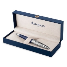 Ручка шариковая Waterman Carene L`Essence du Bleu (CW2166425) LaqBlue CT, M, синие чернила, подарочная коробка