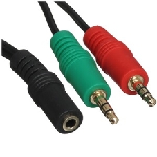 Разветвитель Telecom TAV4365-0.2M 2*3.5 ST(M)--3.5 ST (F)