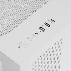 Компьютерный корпус Bloody CC-121 белый без БП mATX 7x120мм 1xUSB2.0 1xUSB3.0 audio