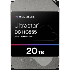 Жесткий диск Western Digital SATA 20Tb 7200RPM 6Gb/S 512MB DC HC555 WUH722020CLE604_0B48696