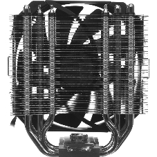 Кулер для процессора Thermalright Assassin King 120 Mini V2 черный, 120 мм, алюминий/медь, 1500 об/мин, 25.2 дБ, 4 pin PWM, 150 Вт, высота 135 мм