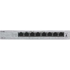 Коммутатор ZYXEL GS1200-8HPV3-EU0101F, 8×1 Гбит/с, 4×PoE+, 68 Вт, управляемый