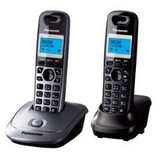 Телефон беспроводной (DECT) Panasonic KX-TG2512RU1 Доп трубка в комплекте, АОН, Caller ID, спикерфон, полифония