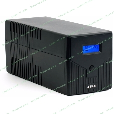 Источник бесперебойного питания SKAT-UPS 1000/600 ИБП 220В 600Вт 2 АКБ 7Ач внутр. меандр. стабилизация напряжения