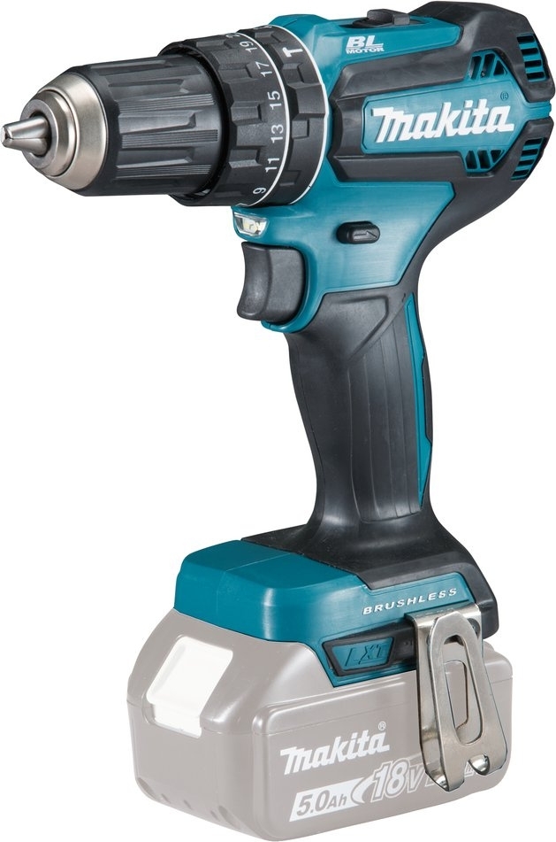Дрель-шуруповерт Makita DHP485Z, 18 В, 0 Ач, 50 Нм, бесщеточный, ударный
