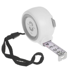 Рулетка Deli Home Series White H8103A 3м х 19мм, клипса, шнурок, эксклюзивный дизайн