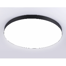 Потолочный светодиодный светильник Ambrella light FV5542 BK черный LED 130W 4200K D800*58 (Без ПДУ)