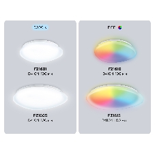 Светодиодный светильник Ambrella light FZ1615 FR матовый IP20 60W 3000-6500K+RGB 510*100 (ПДУ ИК)
