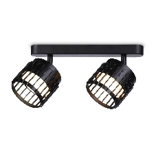 Светильник Ambrella light TN71163/2 BK черный GX53/2 260*100*125