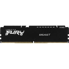 Оперативная память Kingston Fury Beast, DDR5, 32GB (1x32GB), 6000 MHz, CL36, с радиатором, черный