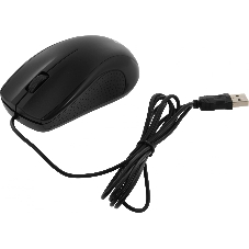 Мышь проводная Defender Optimum MB-160 черный, 1000 dpi, USB, кнопки - 3
