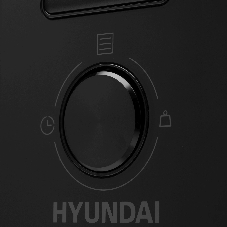 Встраиваемая микроволновая печь Hyundai HBW 2040 BG черный, 20 л, 800 Вт, переключатели - кнопки, поворотный механизм