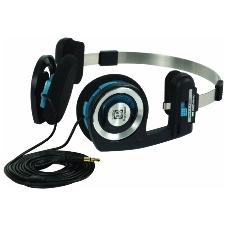 Проводные наушники KOSS Porta Pro Classic черный/голубой, накладные, проводной, складная конструкция