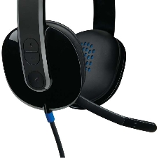 Гарнитура Logitech USB Headset H540 чёрный, проводная, USB