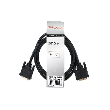 Кабель DVI-D--DVI-D Dual link 25M/25M, экран, феррит.кольца, 1.8м Telecom TCG441D-1.8M