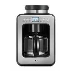 Кофеварка капельная BQ CM7001 серебристый/черный, исп. кофе - молотый/зерновой, 0.6 л, 600 Вт
