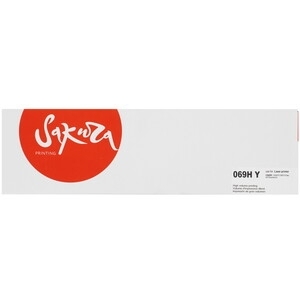Картридж Sakura 069HY (5095C002) для Сanon, желтый, 5500к.