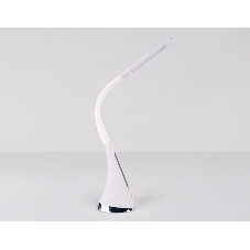 Светодиодная настольная лампа с дисплеем Ambrella light DE508 WH белый LED 3000-6400K 6W+LCD 2W
