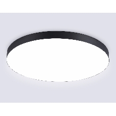 Потолочный светодиодный светильник Ambrella light FV5542 BK черный LED 130W 4200K D800*58 (Без ПДУ)