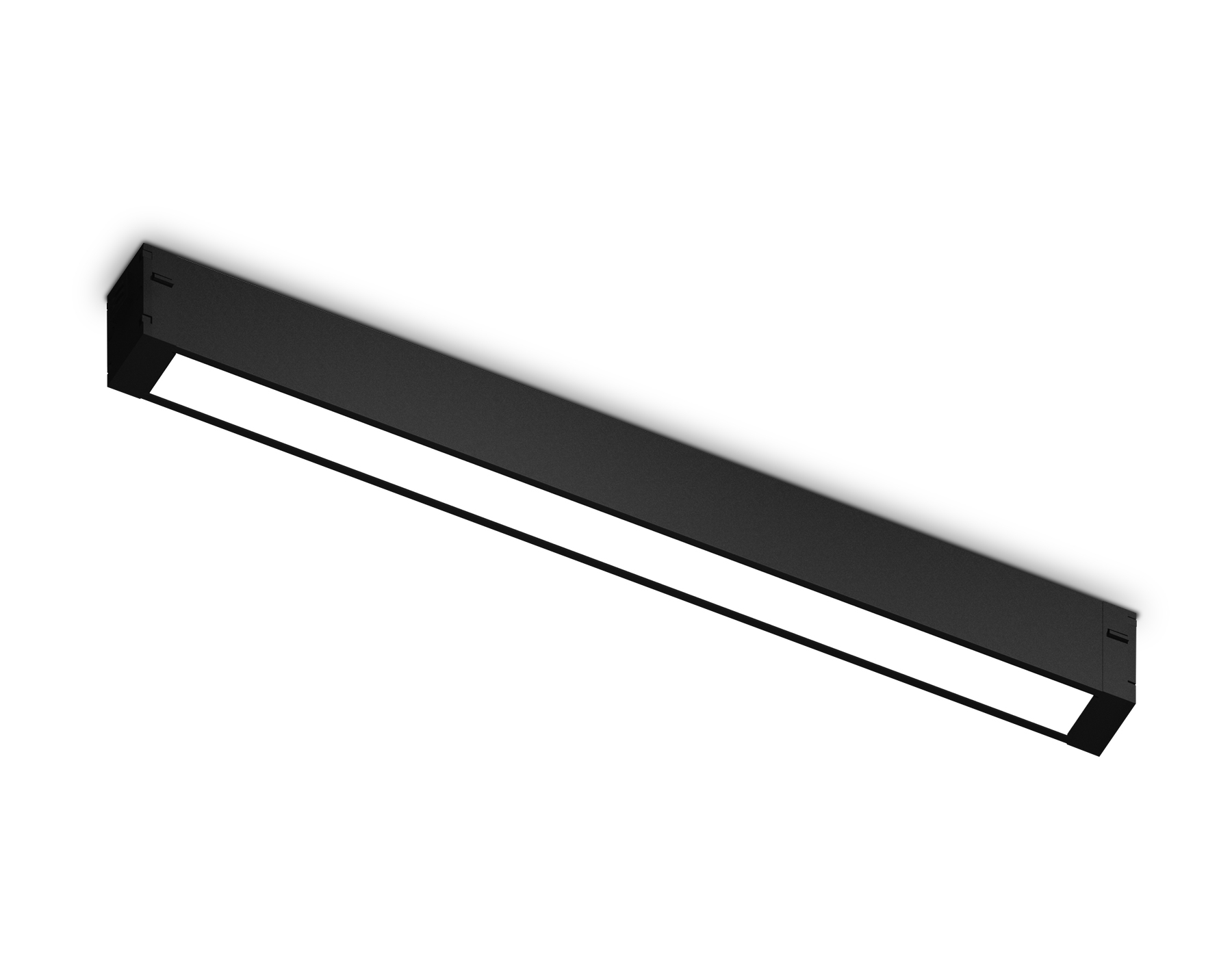 Светильник светодиодный трековый для шинопровода Magnetic Ambrella light GL1660 BK черный IP20 15W 4200K 220V 120° 342*25*42 (Без ПДУ)