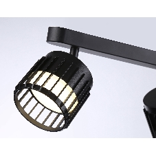 Светильник Ambrella light TN71163/2 BK черный GX53/2 260*100*125