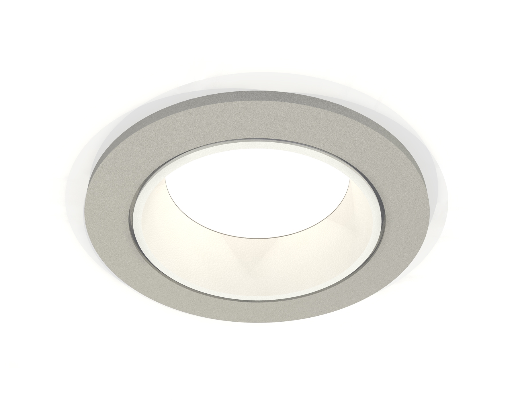 Комплект встраиваемого светильника Ambrella light XC6514001 SGR/SWH серый песок/белый песок MR16 GU5.3 (C6514, N6110)