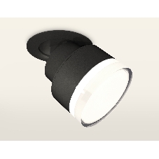 Светильник Ambrella Light XM8102528 SBK/FR/CL черный песок/белый матовый/прозрачный GX53 (A2242, A2106, C8102, N8399)