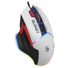 Мышь беспроводная A4Tech Bloody W95 Max Sports синий/белый оптическая (12000dpi) USB (10but)