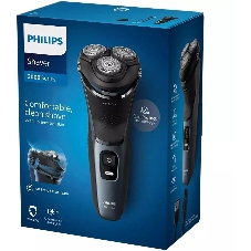 Бритва электрическая Philips S3144/00 черный/синий