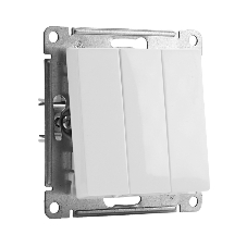 Механизм выключателя 3-кл. AtlasDesign (сх.1+1+1) 10АХ бел. SchE ATN000131