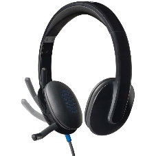Гарнитура Logitech USB Headset H540 чёрный, проводная, USB