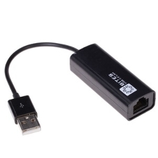 Адаптер USB Ethernet Кабель-адаптер USB2.0 -> RJ45 10/100 Мбит/с, 10см. 5bites UA2-45-02BK