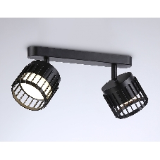 Светильник Ambrella light TN71163/2 BK черный GX53/2 260*100*125
