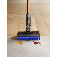 Пылесос вертикальный Dyson Pencil Wash оранжевый, питание от аккумулятора, 50 Вт, уборка влажная, пылесборник 0.34 л