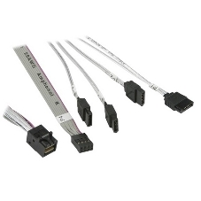 Кабель SuperMicro CBL-SAST-0631 cross-over HDmSAS to 4xSATA 55cm