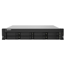 Сетевое хранилище без дисков SMB QNAP TS-832PXU-4G 8-Bay AL324 quad-core 1.7 GHz 2U rackmount NAS, 4Gb DDR4 UDIMM RAM (max 1x16Gb), SATA 6Gb/s, 2x 10GbE SFP+ LAN, 2x2.5 GbE LAN, 1x PCIe Gen2 x2 slot. W/o RAIL-B02