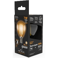 Лампа светодиодная Filament Шар E14 7Вт 2700К Gauss 105801107